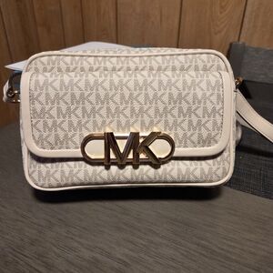 Michael Kors Cream and Gold Women's Bag